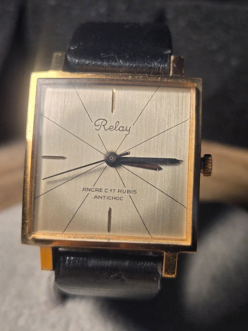 Relay Vintage Mechanical Watch – 17 Jewels – Swiss Made – 28.6 mm – Fully Working